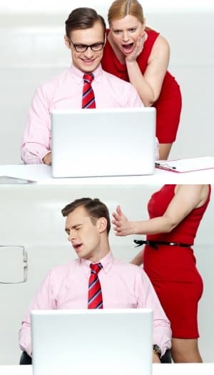 Be careful of what you post on Facebook and Twitter. Flirty winks and likes could worsen the already volatile situation of dealing with your girlfriend's jealousy.