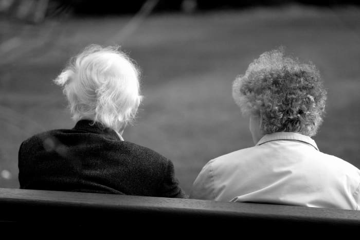 Older couples count on each other for support, assistance and emergencies.
