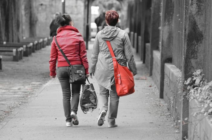 Packing up and leaving an abusive relationship takes courage. Your friend will need your non-judgmental support when she is ready to make a change on her own terms.