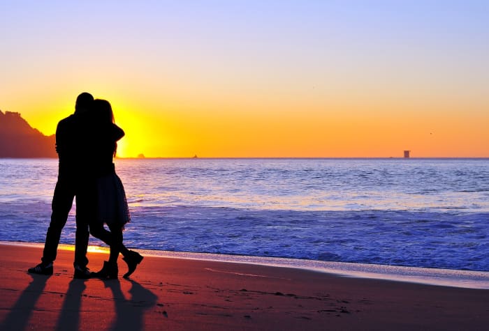 As sure as the sun sets and the moon rises, a kiss at dawn and a kiss at dusk is a sign your spouse is in still madly in love with you.