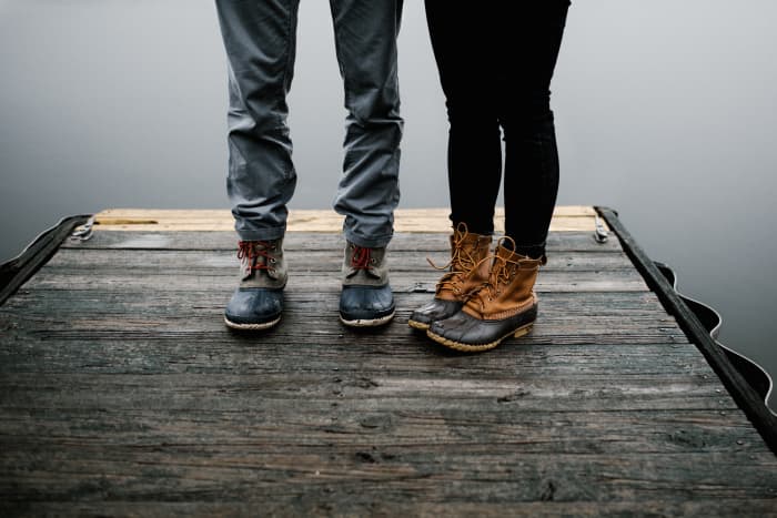 Can't tell if he likes you? Look at his feet—if they're pointed away from you, he may not be interested.