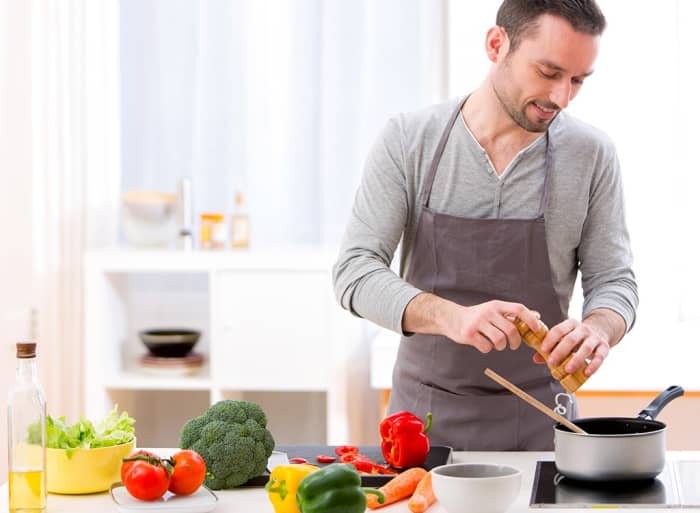 Older men are often (but not always) pretty good cooks. What woman doesn't want to have a man who can whip her up wonderful meals from time to time?