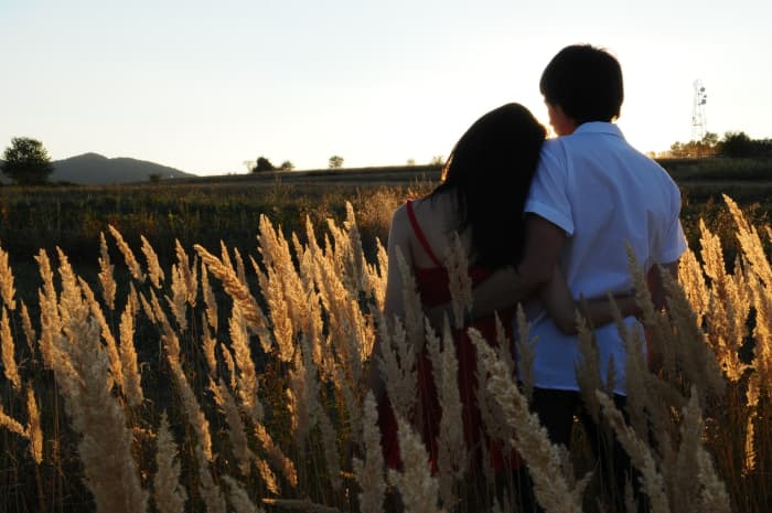 Praying together can help you and your spouse appreciate how much the two of you have to be thankful for.