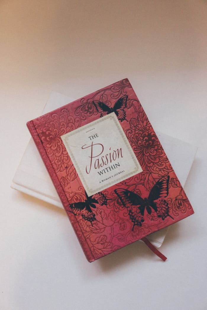 If you don't know what to write in a blank notebook, you could use a diary that has guided writing activities for each day.