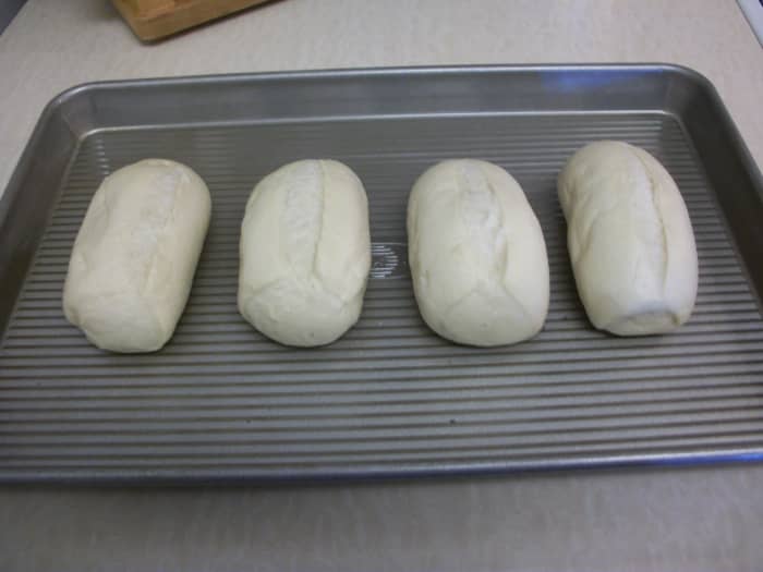 French rolls and whipped butter round out this meal. Heat in the oven until browned right before serving.