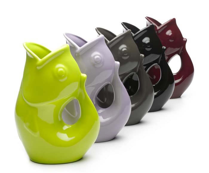 An unconventional pitcher that gurgles when you pour water from it and it looks like a piece of art would make a great gift for moms who have everything.