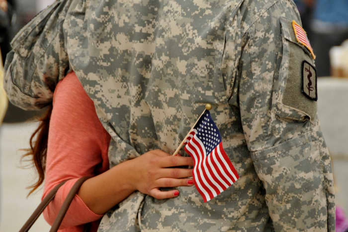 From the moment a soldier leaves on deployment, he enters a hostile environment where he's unfamiliar with the area, the culture, and has no loved ones he can turn to for a hug.