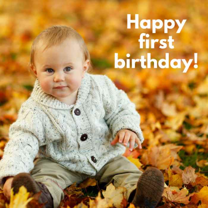 You are the reason your parents are smiling today. Happy first birthday!
