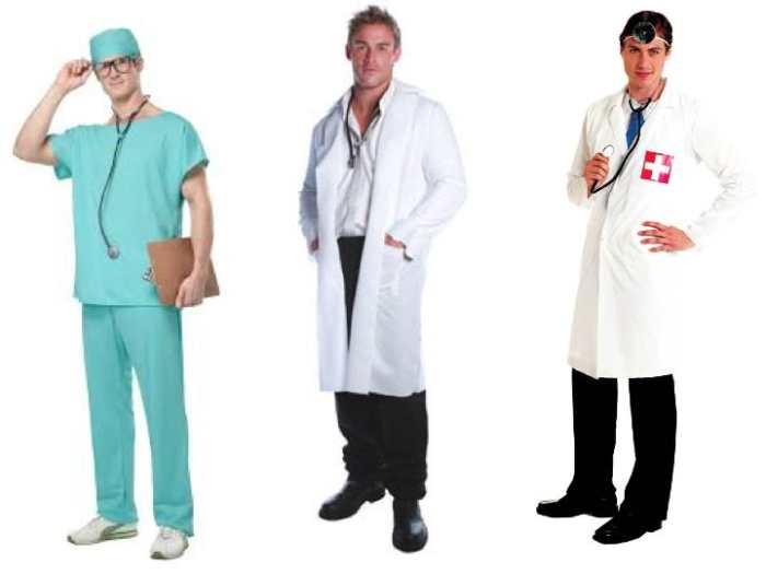 Male doctor costumes
