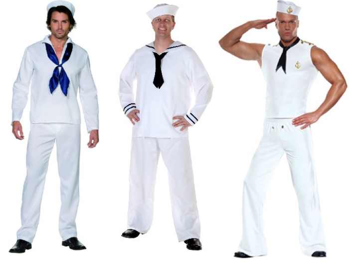 Male sailor costumes