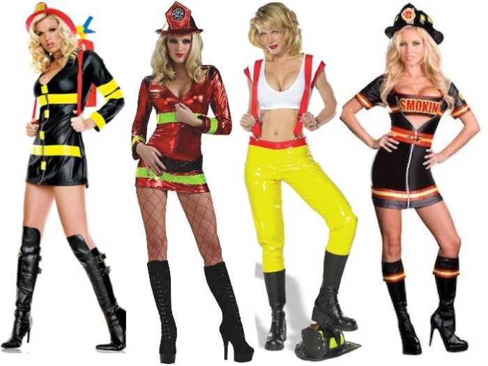 Female firefighter costumes