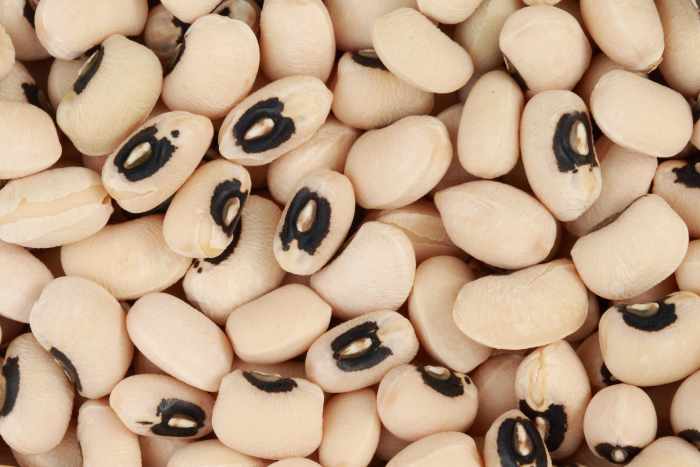 Eating black-eyed peas on New Year's Day is thought to bring good luck in some parts of the world, such as the southern United States.