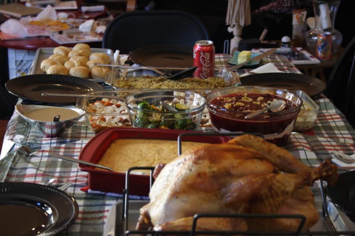 While Thanksgiving dinners have certainly grown more diverse over the years, some of the staples—like turkey, cranberries, and pumpkin—have been part of the feast since the beginning.