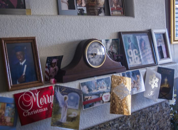 It's always a joy to see cards hanging during the holidays. What would we do without that?