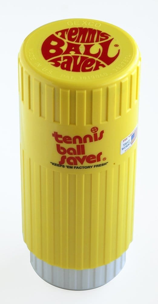 The original Tennis Ball Saver is excellent for keeping balls fresh and bouncy. Usually balls will begin to lose their bounce as soon as their pressurized container is opened, but the ball saver can preserve them for much longer. Holds 3 balls.