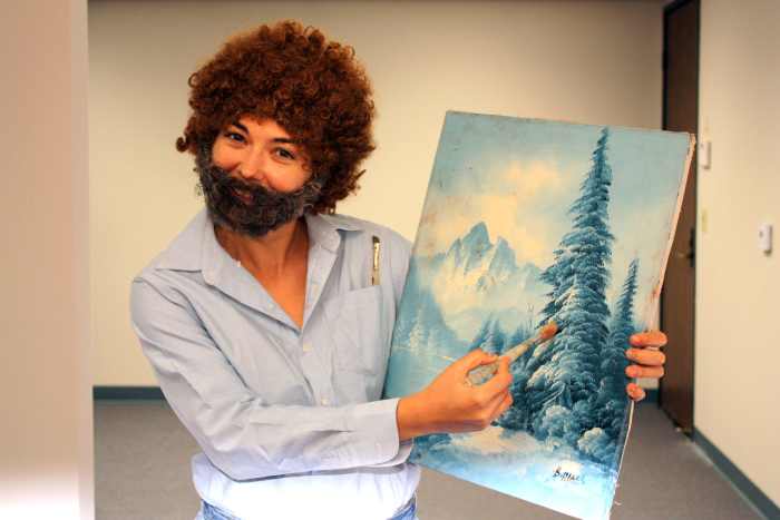Bob Ross Halloween Costume