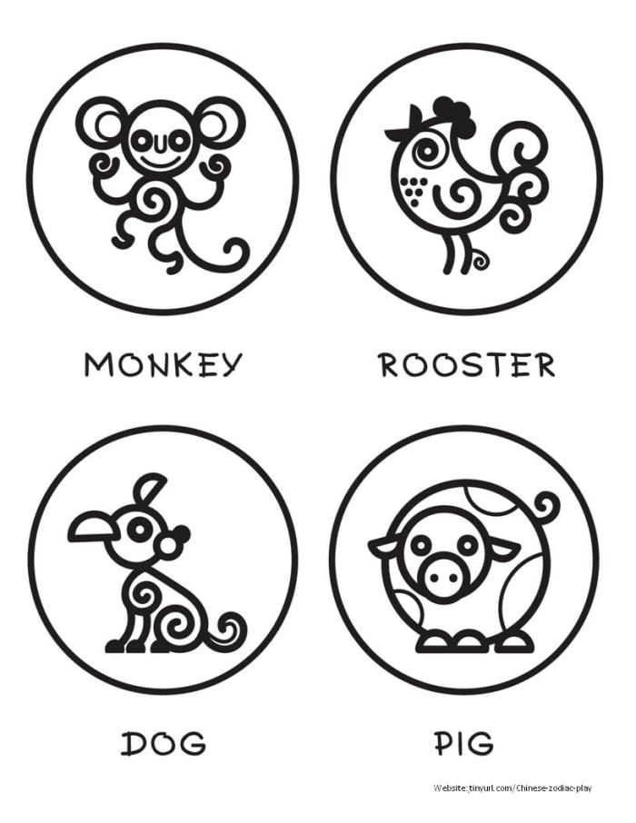 Curlicue Animals Sheet 3 (Don't forget to print out the cat, who appears further down.) See portrait link below.