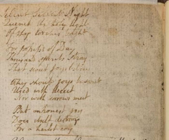 A young priest Joseph Mohr wrote a poem, Silent Night 1816. It became the Christmas carol that we all know today.