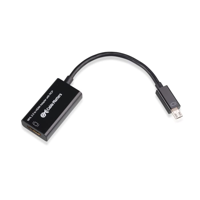 Third party MHL adapters are cheaper than original Samsung adapters. Check customer reviews for compatibility.