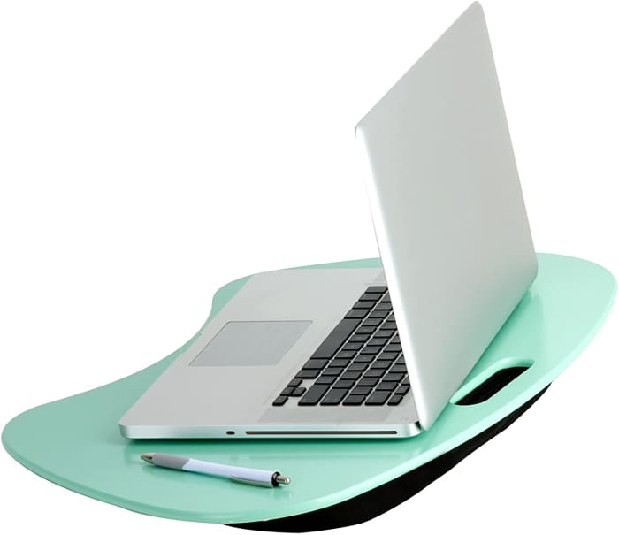 The Honey-Can-Do TBL-03540 portable desk has a minimal, chic design that will appeal to many (many daughter loves hers!). It's a compact, sturdy, and practical lap desk that is easy to store and transport when required.