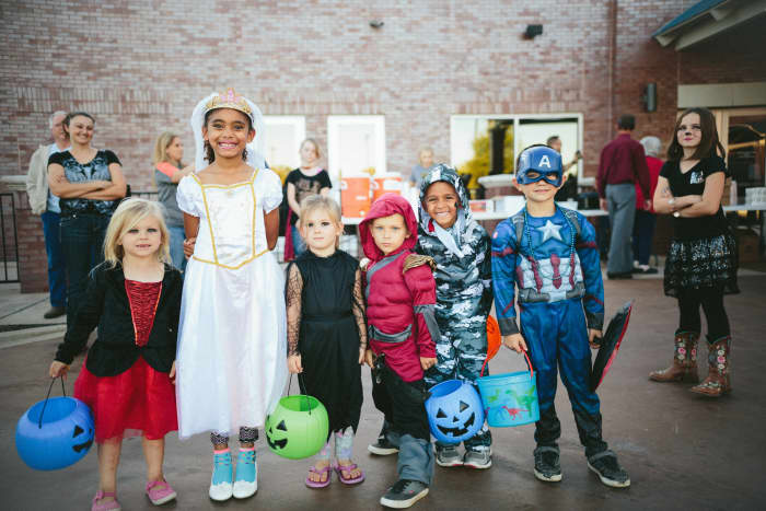 The practice of going door-to-door for candy started more than 2,000 years ago.