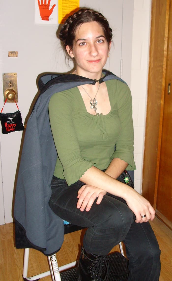 You never know what combination of clothing and accessories can make for an impressive homemade costume!