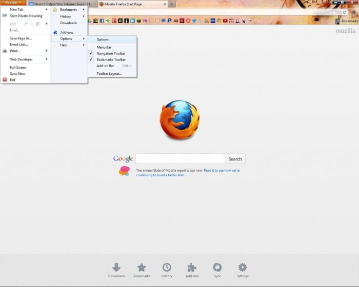 There are more privacy settings located under the "Options" location in the menu.