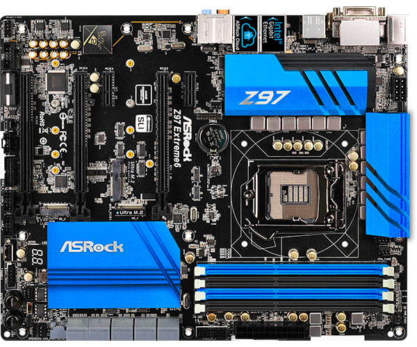 The Super Alloy construction of this motherboard makes it stable and reliable. The aluminum heatsink design takes away heat in dramatic fashion.