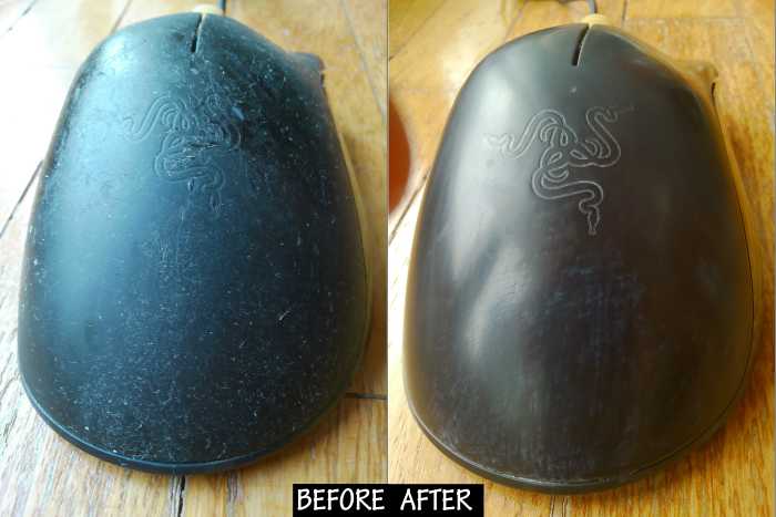 The bluish marks you see on the right are there because i had use a blue blu-tack. So make sure you get a black one.