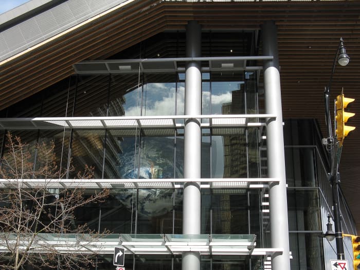The revolving globe in the Vancouver Convention Centre is an appropriate symbol for the new ideas presented at TED, including CLIP printing.