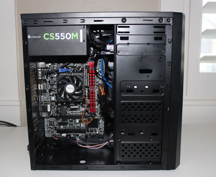 The parts for the build above vary slightly from what I actually used. Since I regularly build computers, I wanted to save on some parts I already had that wouldn't affect performance.