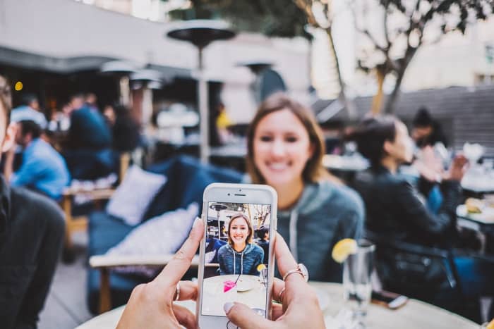 The ability to make digital cameras that are small and light means that they are now incorporated into phones, something that was not possible for film cameras.