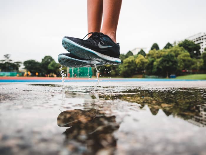 The iPhone burst mode can be effective at freezing action if you have enough light