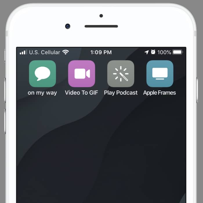Apple shortcuts can live on your home screen like an app