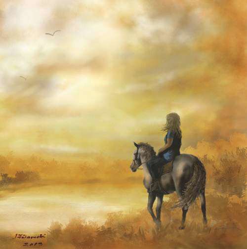 Misty Morning Horseback Ride