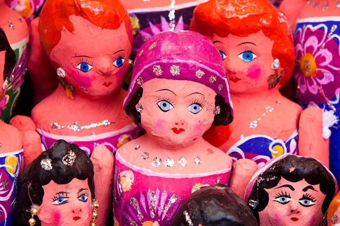 Papier Mache Dolls in Mexico