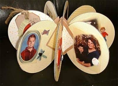 Mini Album Made From Recycled CDs
