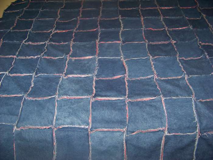 How to Make a Denim Rag Quilt With StepbyStep Photo Guide