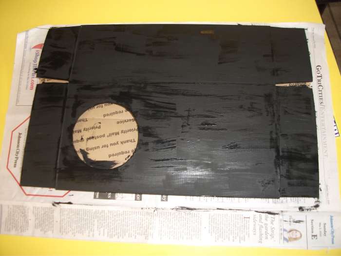 Paint the box black.