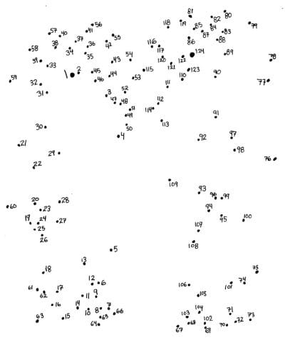 Will you attempt this difficult connect-the-dot puzzle?