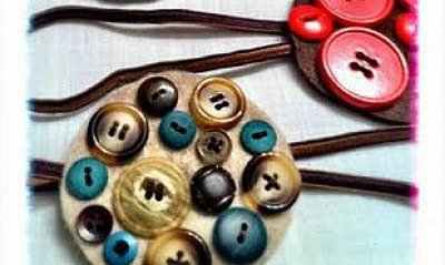 Cute-as-a-Button Hairband