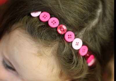 Buttons Headband
