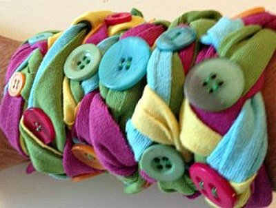T-Shirt Button Bracelets