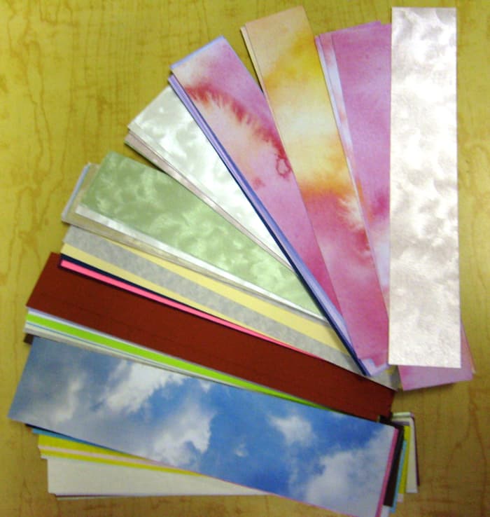 There are a variety of cardstock options to choose from. Be certain you choose one that is acid-free.