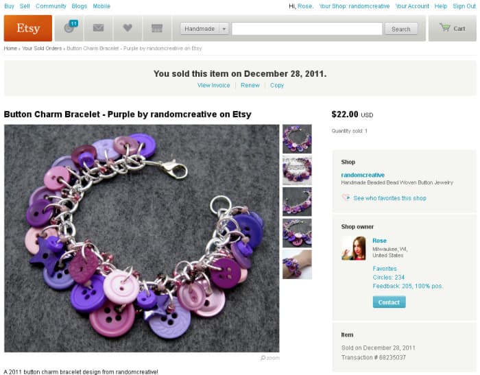 It's a good idea to take listing fees into consideration when pricing your crafts.