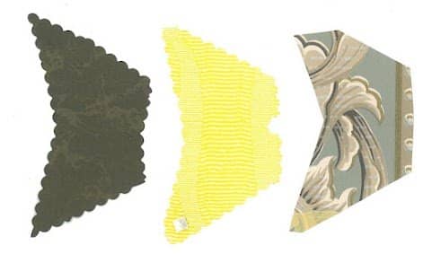 Basic top patterns. The small white square on the yellow top is about where you will apply your closure. Get creative with shape, length, and neckline!
