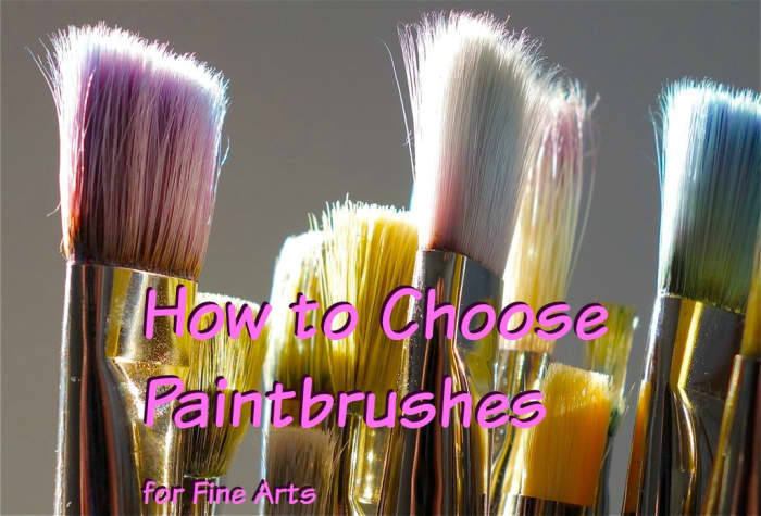 Selection the best paint brushes at the brush shelf in art supply store.can be quite overwhelming... Very informative article on what to look for in a brush.