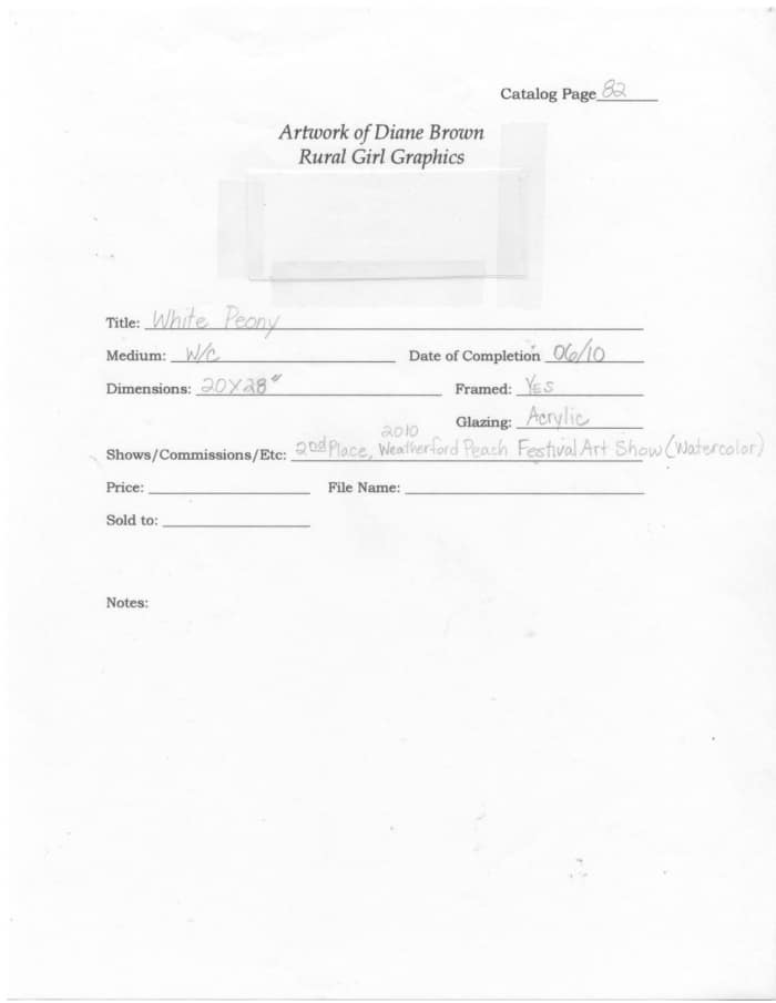 How to Make an Artist's Catalog to Track Your Artwork