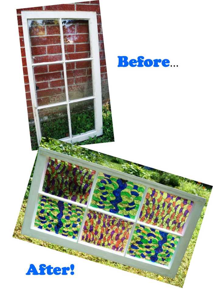 How to Make a "Stained Glass" Window With a Sharpie