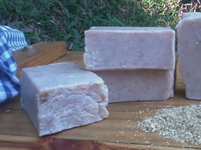 The chamomile tea soap came out a tan color, which I didn't love at first - but it's grown on me! And two weeks later, I'm happy to report that the soap smells just as strongly of chamomile tea as it did the morning I cut it.